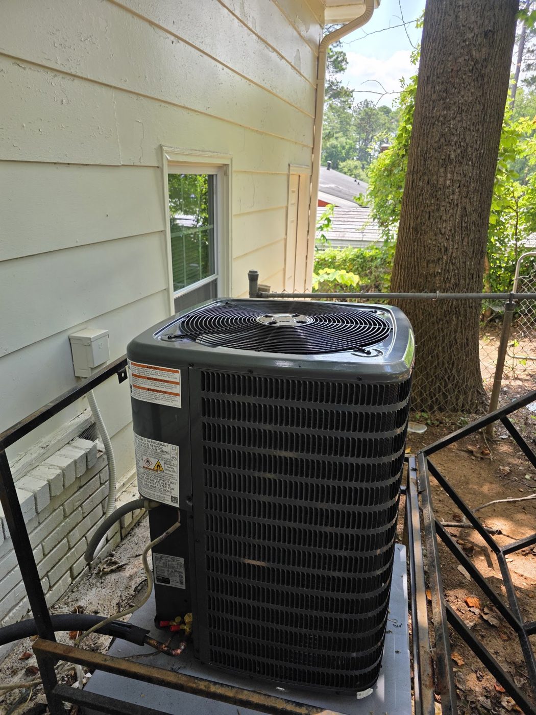 Outdoor AC condenser